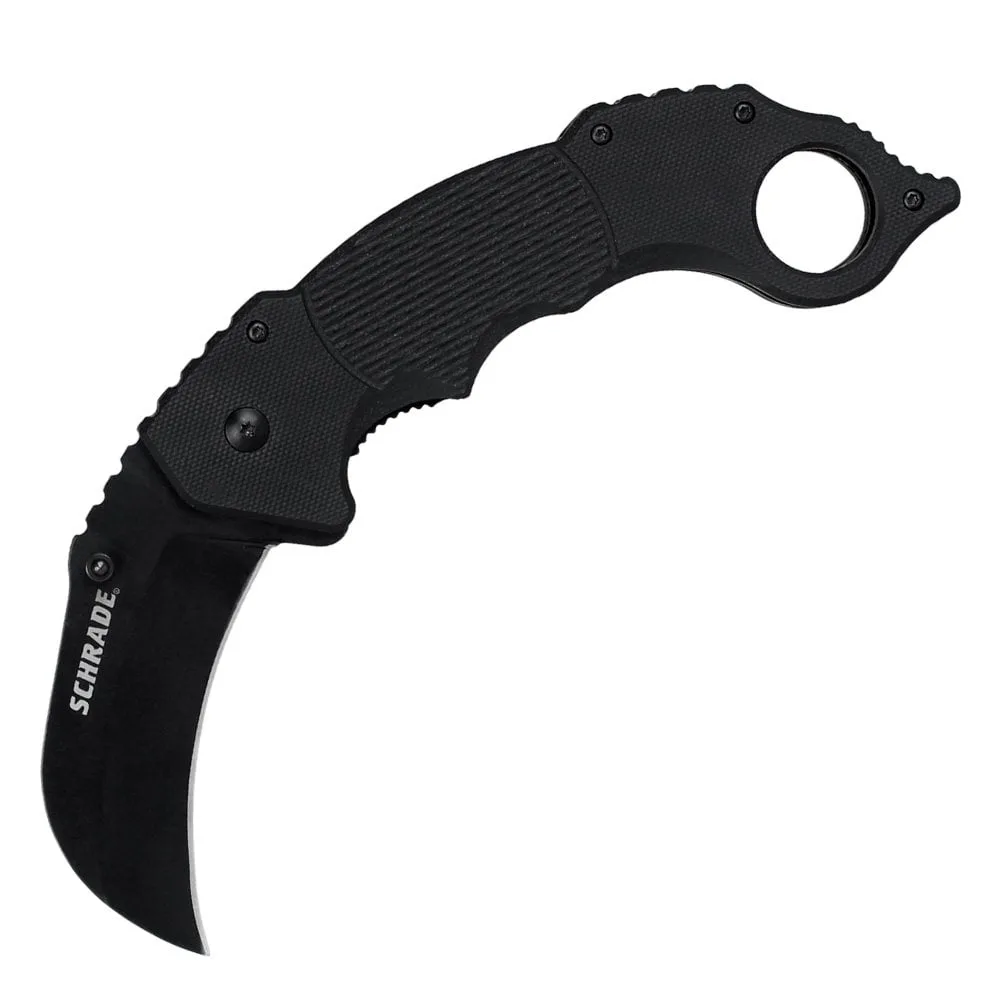 Canivete Karambit Schrade com tala em G10