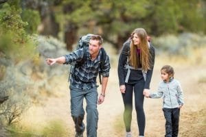 hiking em familia com criancas