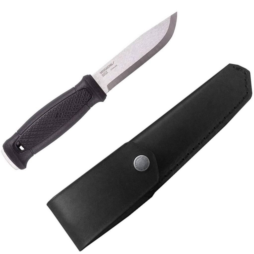 Faca Morakniv Garberg (S) Bainha de Couro Inox Mora Suécia