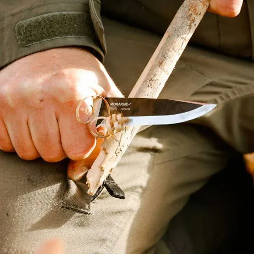 Faca de Sobrevivência Morakniv Lok Blackblade (S) Ash Wood - Imagem 5