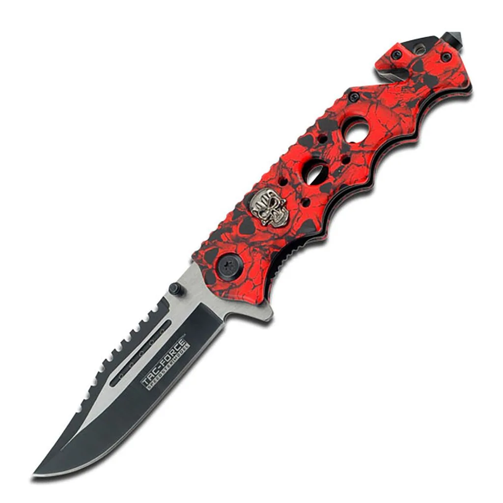 Canivete Tac Force Master Cutlery Abertura Assistida TF809RD