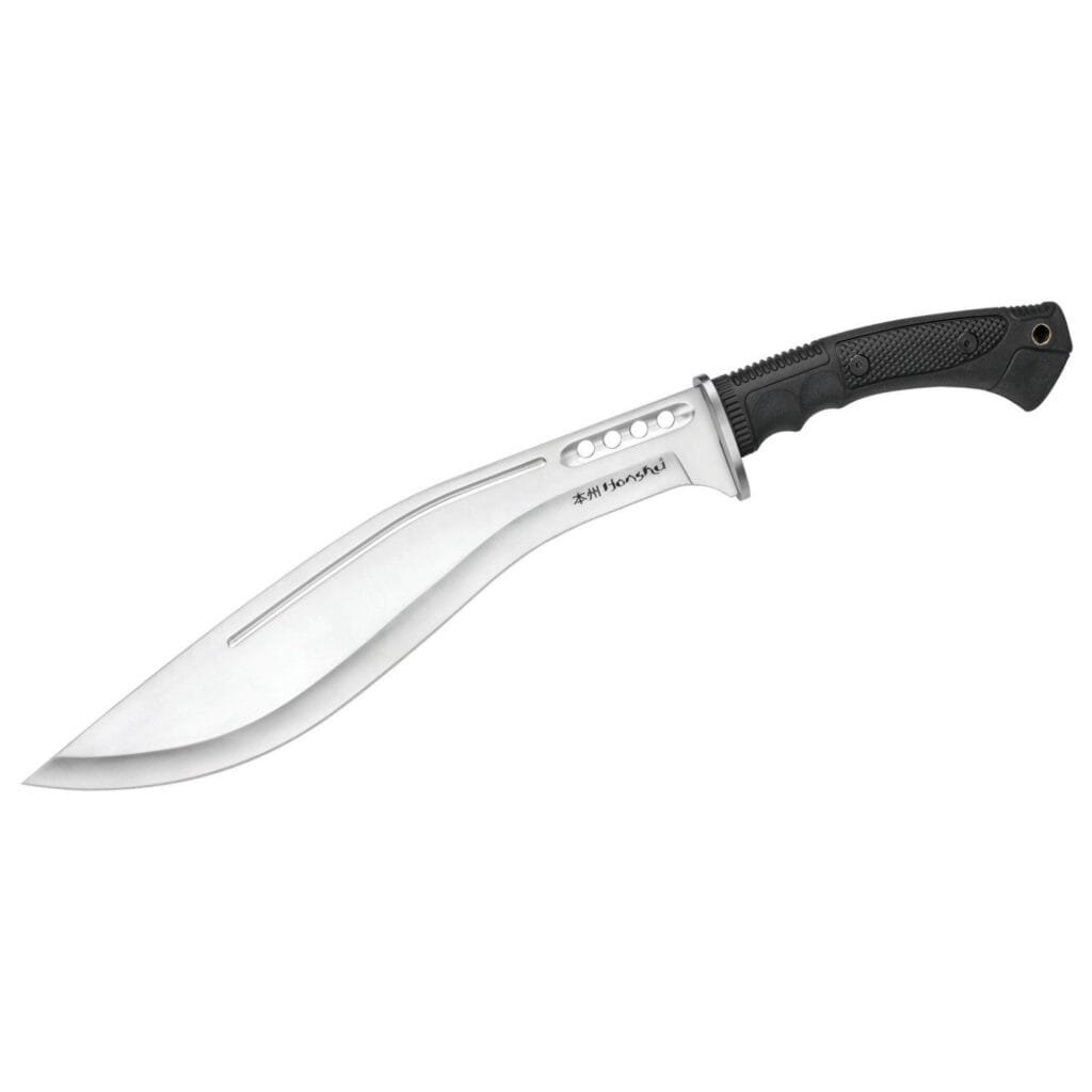 Facão United Cutlery Honshu Boshin Kukri com Bainha em couro