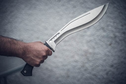 Facão United Cutlery Honshu Boshin Kukri com Bainha em couro - Image 5