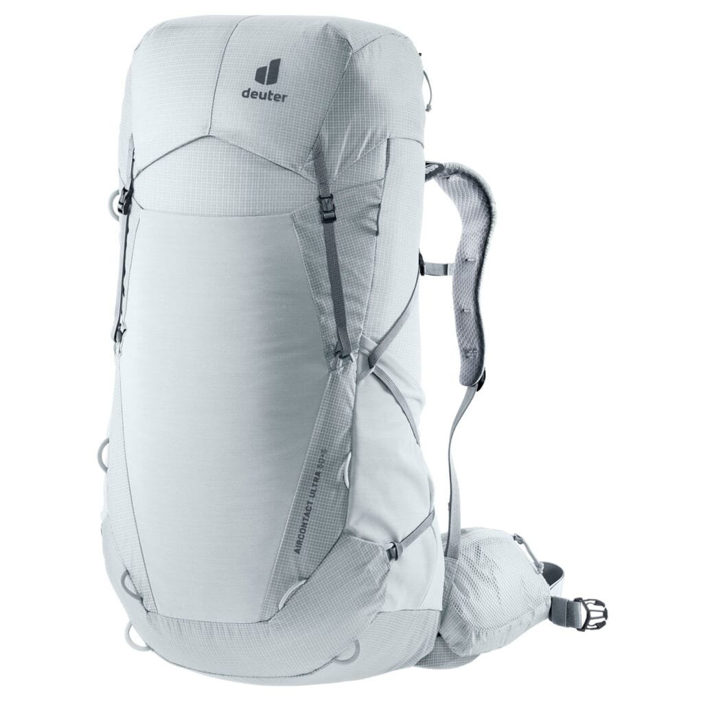 Mochila Semi Cargueira Aircontact Ultra Deuter 50+5 litros Cinza