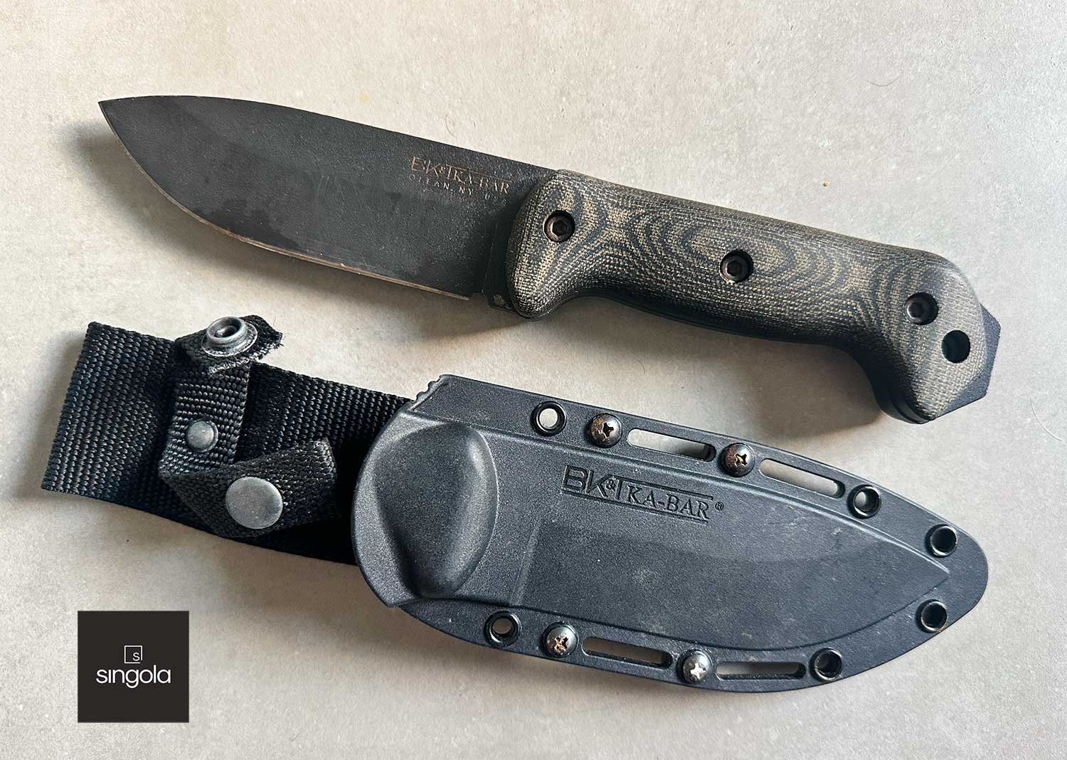 Faca Ka-bar Bk2 Tala Micarta